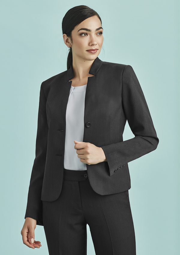 Womens Cool Stretch Short Jacket with Reverse Lape