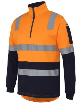 JB's 1/2 ZIP AUST. RAIL (D+N) FLEECE SWEATER