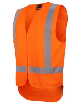 JB's NSW/QLD RAIL (D+N) ZIP X BACK SAFETY VEST