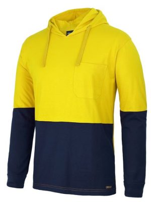 JB's HV L/S COTTON TEE WITH HOOD