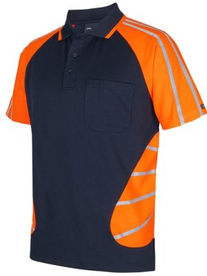 JB's STREET SPIDER POLO W/ REFLECTIVE STRIPE