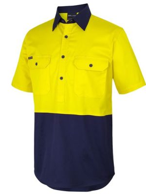 JB's HV CLOSE FRONT S/S 150G WORK SHIRT