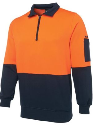 JB's HV 1/2 ZIP FLEECY