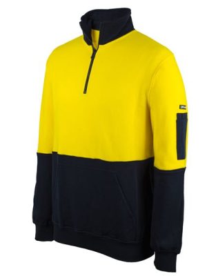 JB's HV 310 COTTON 1/2 ZIP FLEECE