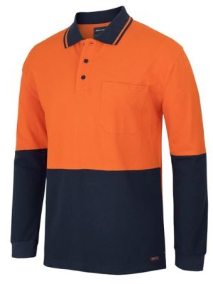 JB's HV L/S COTTON PIQUE TRAD POLO