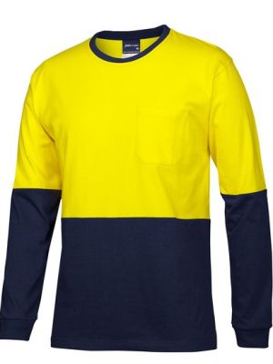 JB's HV L/S CREW NECK COTTON T SHIRT
