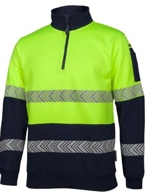JB's HV 1/2 ZIP SEGMENTED TAPE FLEECY
