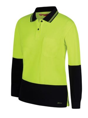 JB's LADIES HV L/S COMFORT POLO