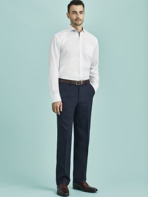Mens Cool Stretch Flat Front Pant (Stout)