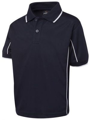 PODIUM KIDS S/S PIPING POLO