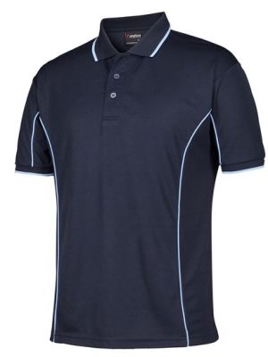 PODIUM S/S PIPING POLO