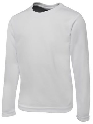 PODIUM KIDS L/S POLY TEE