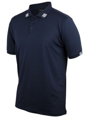 PODIUM 4 STRIPE S/S STRETCH POLO