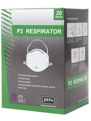 JB's P2 RESPIRATOR (20PC)