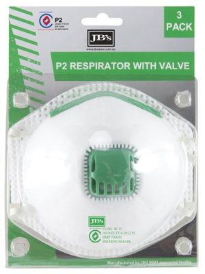 JB's BLISTER (PC) P2 RESPIRATOR WITH VALVE