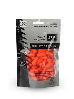 JB's BULLET SHAPED EARPLUG (100 PIECES)