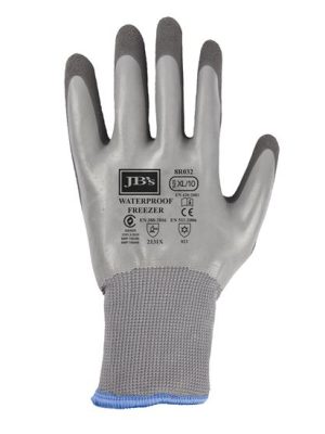 JB's W/PROOF LATEX COAT FREEZER GLOVE 5PK GREY/CHA