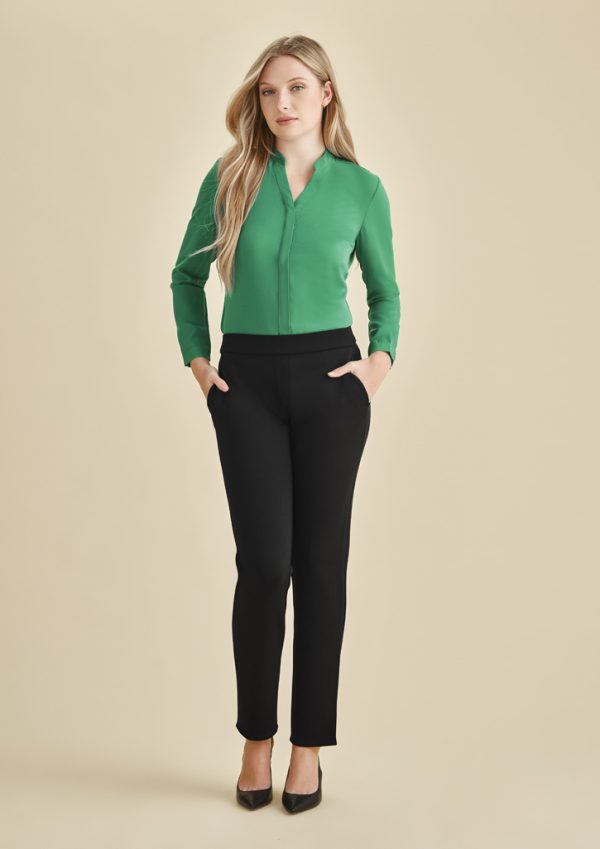 Womens Scuba Ponte Mid-rise Pull-on Pant