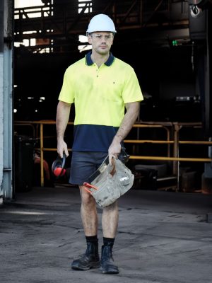 Unisex Hi Vis Basic Short Sleeve Polo