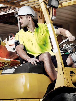 Mens Hi Vis Squad Short Sleeve Polo