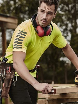Mens Hi Vis Komodo Short Sleeve Polo