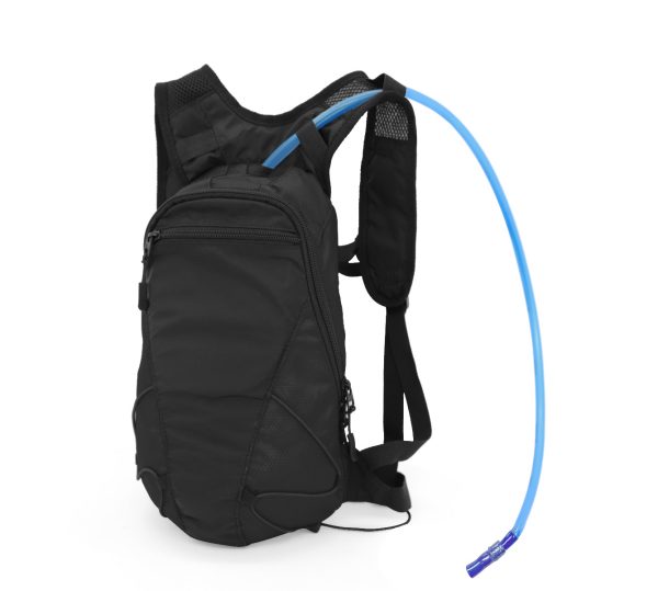 HYDRATION BACKPACK WITH BLADDER- BLACK