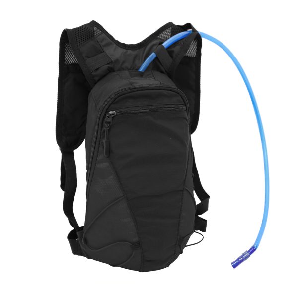 HYDRATION BACKPACK WITH BLADDER- BLACK
