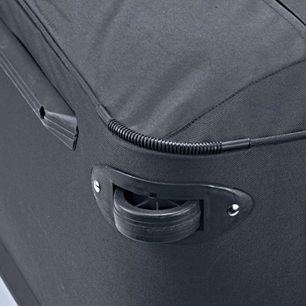 PLATFORM WHEELED DUFFLE BAG - BLACK