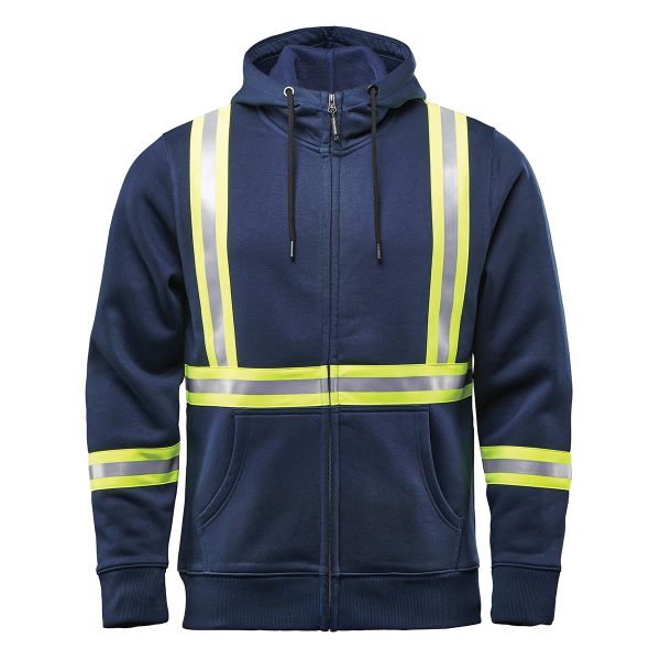 MENS OMEGA REFLECTIVE ZIP HOODY
