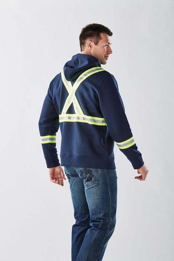 MENS OMEGA REFLECTIVE ZIP HOODY