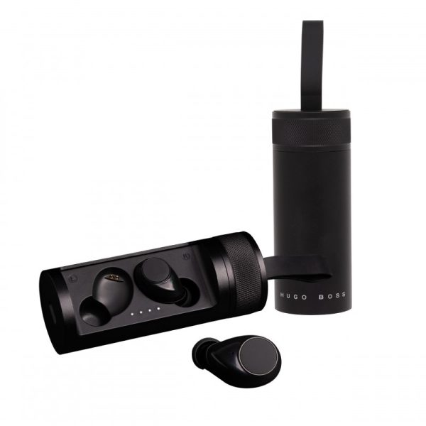 HUGO BOSS  GEAR EARPHONES-BLACK