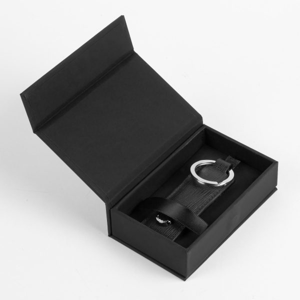 HUGO BOSS TRADITION KEYRING - BLACK