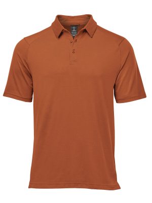 MENS OASIS S/S POLO BLACK-2XL