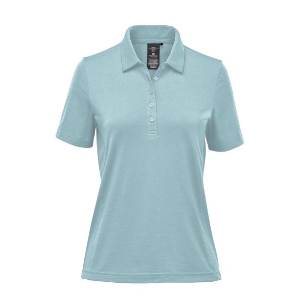 WOMENS SETTEBELLO S/S POLO BLACK-2XL