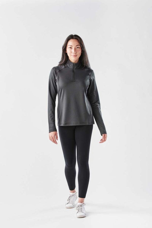 WOMENS AUGUSTA 1/4 ZIP LONG SLEEVE