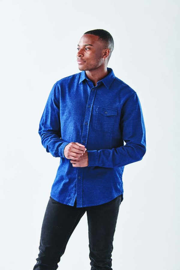 MENS DOCKYARD LONG SLEEVE TWILL SHIRT