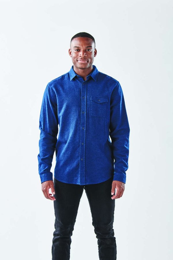 MENS DOCKYARD LONG SLEEVE TWILL SHIRT