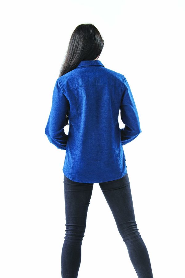 WOMENS DOCKYARD LONG SLEEVE TWILL SHIRT