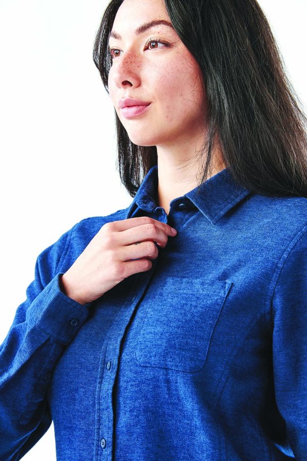 WOMENS DOCKYARD LONG SLEEVE TWILL SHIRT