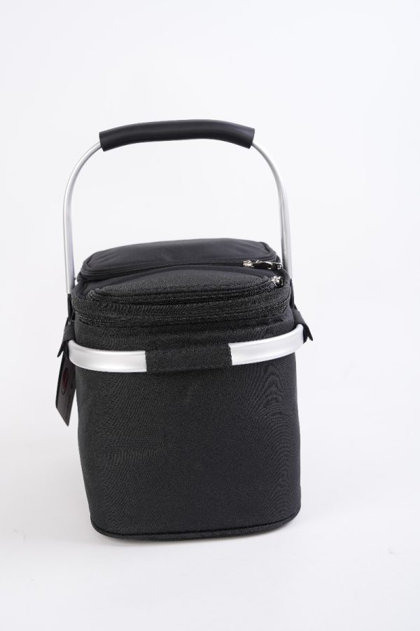 PICNIC BASKET COOLER - BLACK