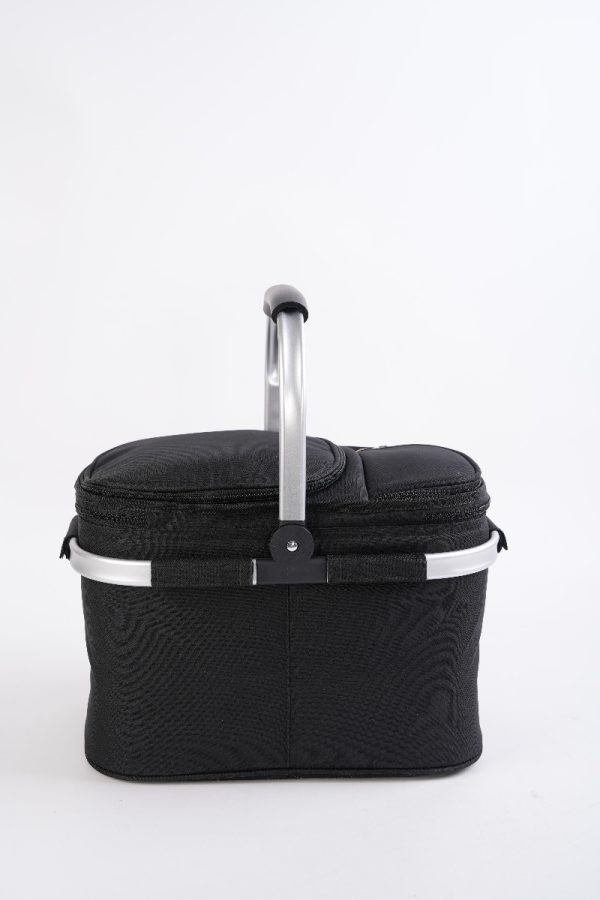 PICNIC BASKET COOLER - BLACK