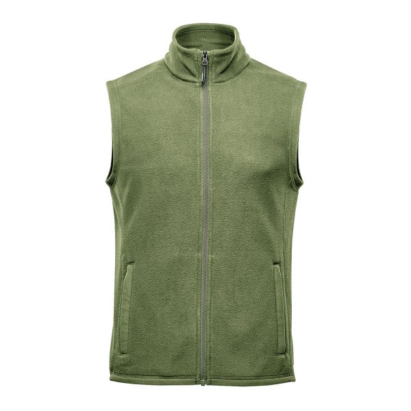 MENS MONTAUK FLEECE VEST BLACK-2XL