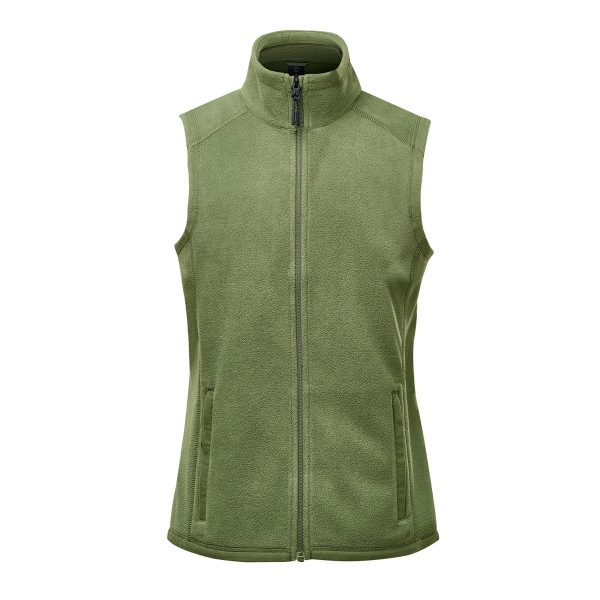 WOMENS MONTAUK FLEECE VEST BLACK-2XL
