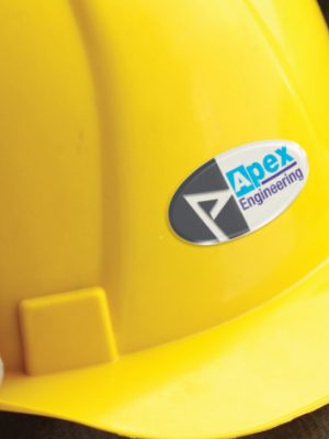 Resin Coated Labels 55 x 24mm - Oval
