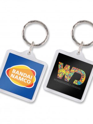 Lens Key Ring - Square 