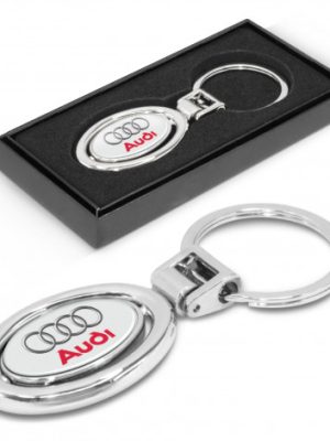Spinning Metal Key Ring