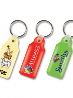 Flexi Resin Key Ring - Rectangle 
