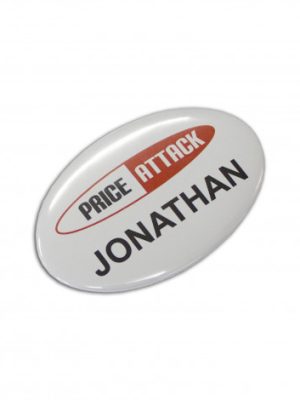 Button Badge Oval - 65 x 45mm