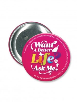 Button Badge Round - 90mm