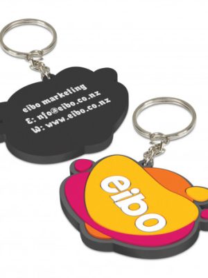 PVC Key Ring Small - One Side Moulded